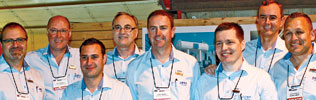 The Zest WEG team seen at Electra Mining.